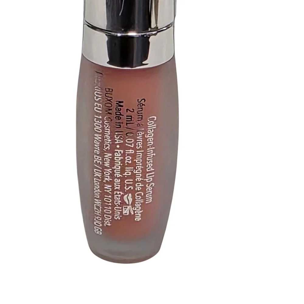 Buxom‎ Plump Shot Collagen Infused Lip Serum Soft Blush 0.07 fl oz Travel Size